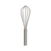 Stainless steel Mrs. Anderson’s Baking Balloon Whisk with a cylindrical handle on a white background