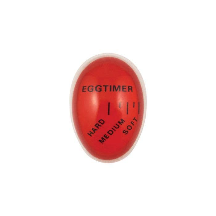 HIC Kitchen Perfect Egg heat-sensitive color indicator for soft, medium, and hard-boiled eggs on a white background