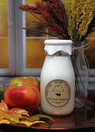 Milk Bottle Candle Harvest Comfort
