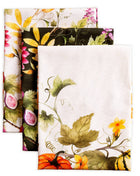 Kitchen Towels-Set of 3-Fall-Pumpkin Garden - Cloudy Cream