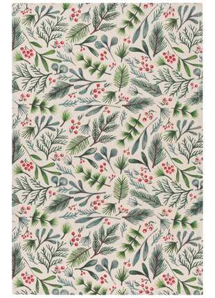 Bough & Berry Christmas Coordinated Dishtowels Set of 2