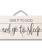 Give it to God Decorative Pallet Wood Sign 12