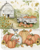 Pumpkin Farm Reversible Rectangular Plastic Placemat