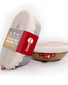 KneadAce Oval Cotton Rope Proofing Basket, 10 Inch