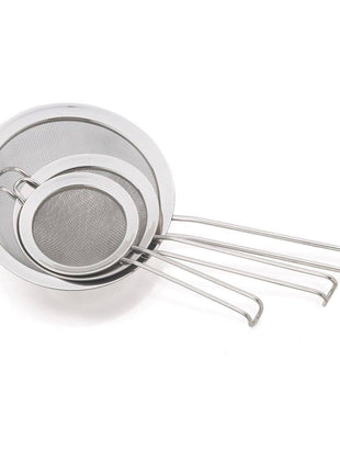 HIC Kitchen Double Mesh Strainer, 4in