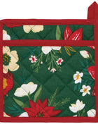 Amaryllis Christmas Pocket Potholder