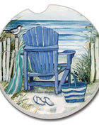 By The Sea Chair absorbent stone car coaster