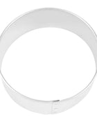 3-inch stainless steel letter O cookie cutter for alphabet cookies and monogram baking