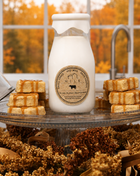 Milk Bottle Candle Brown Butter Shortbread