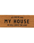 Doormat - As For Me & My House We will Serve the Lord