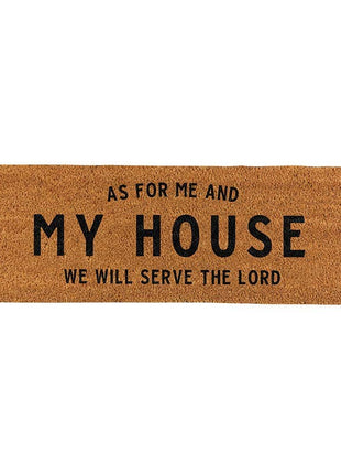 Doormat - As For Me & My House We will Serve the Lord