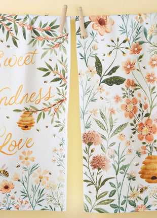 Busy Bees Printed Dishtowels Mixed Dozen