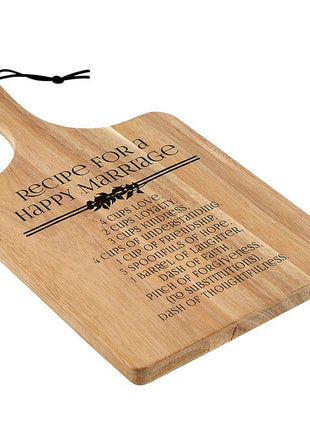 Cutting Board - Marriage Recipe