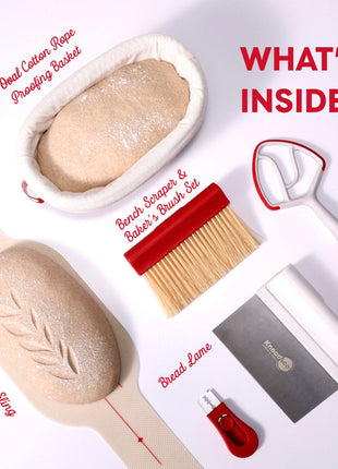 KneadAce Sourdough Essentials - Oval Set