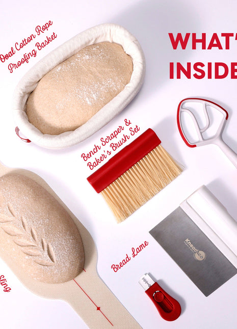 KneadAce Sourdough Essentials - Oval Set