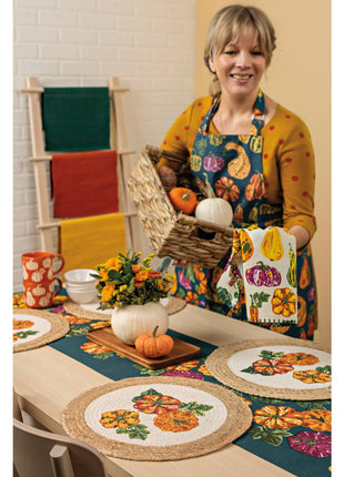 Harvest Gourds Braided Placemat