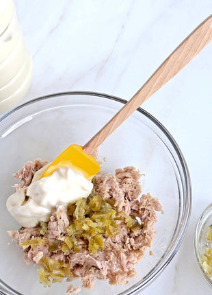 Mini Spoon/Spatula Silicone Yellow