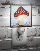 Stained Glass Mushroom Night Light | J Devlin Glass Art