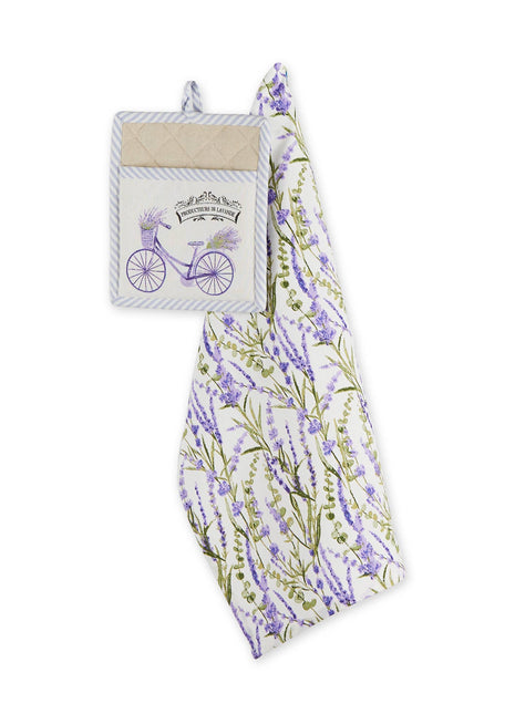 Provence Lavender Potholder Gift Set
