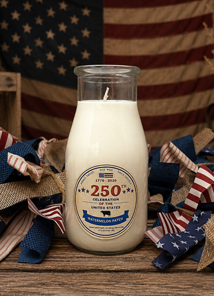 Limited Edition - USA 250th Anniversary Milk Bottle Candles