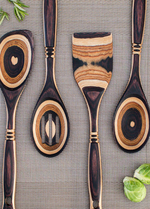12" Natural Pakka Corner Spoon