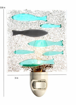 Fused Glass Fish Night Light | Christian Gift | J Devlin