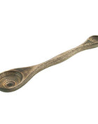 9 inch black pakka wood double measuring spoon by Island Bamboo