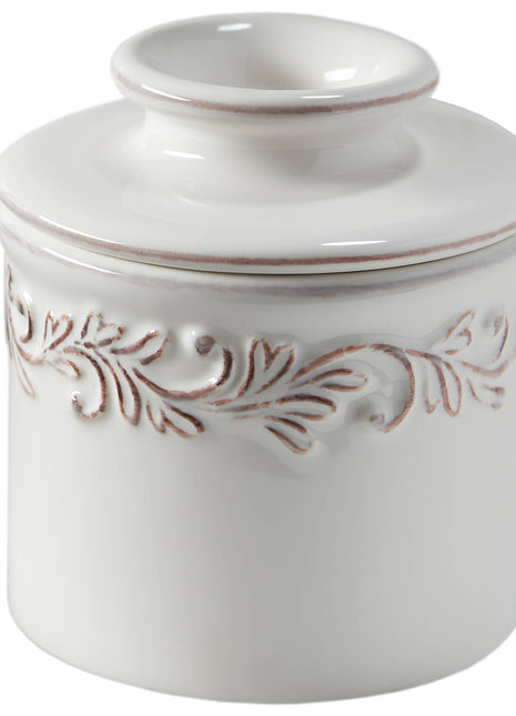 The Original Butter Bell® Crock - Antique White Linen