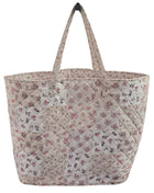 Rose Floral Patchwork Quilted Tote Bag