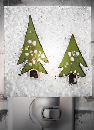 Stained Glass Vintage Christmas Tree Nightlight | J Devlin