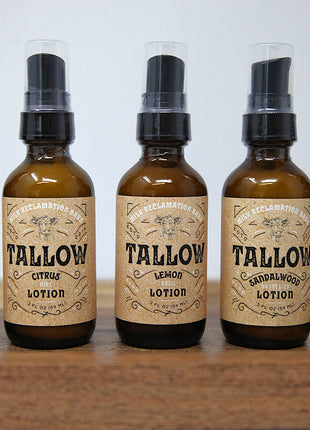 Tallow Lotion - 2 oz. Travel Bottle