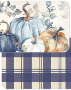Pumpkin Blues Reversible Rectangular Plastic Placemat