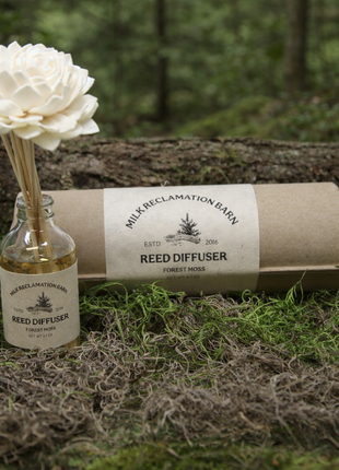Reed Diffuser with Rattan Reeds and Sola Flowers