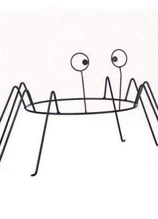 Black Metal Spider Pumpkin Stand