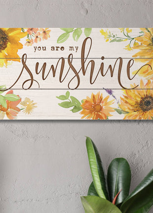 You Are My Sunshine Decorative Slatted Pallet Wood Sign
