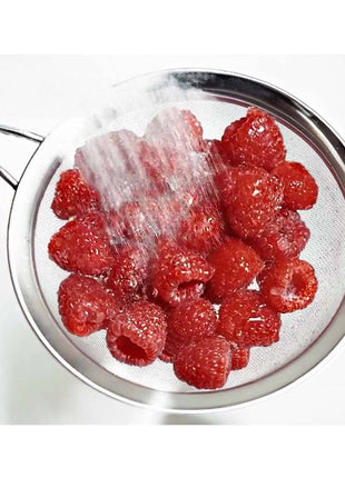 HIC Kitchen Double Mesh Strainer, 4in