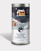 Holiday Joy Village Tea Can Gift-Calming Serene Herbal Tea