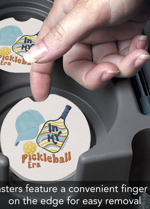 Pickleball Era Stone Car Coaster, Single Pack