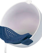 Fox Run Silicone Clip On Pot Strainer, 9” x 3.8” x 2.4”