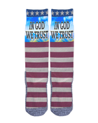 In God We Trust Christian Crew Socks