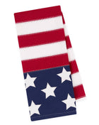 Americana Flag Embellished Dishtowel