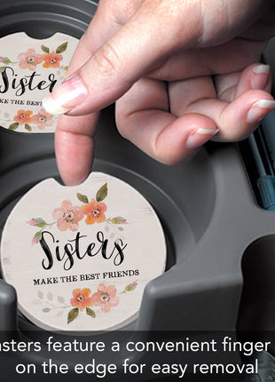 Sisters Stone Car Coaster, Single Pack