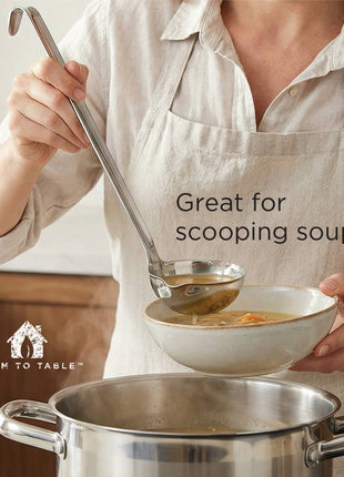 Farm To Table Stainless Steel Canning Ladle, 13.8"