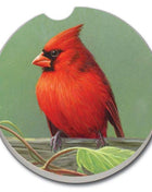 Rail Birds Absorbent Stone Car Coaster