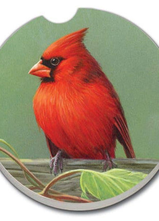 Rail Birds Absorbent Stone Car Coaster