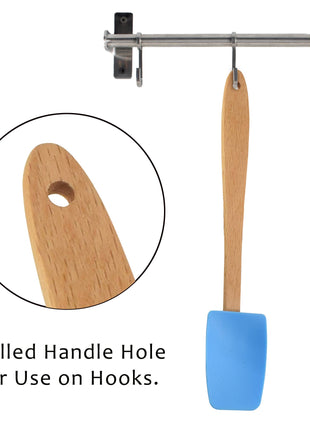 Mini Spoon/Spatula Silicone Blue