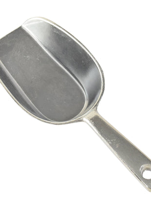 Lightweight aluminum scoop product packaging and details