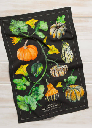 Autumn Squash Dishtowel