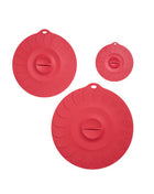 SILICONE UNIVERSAL SUCTION LIDS, SET OF 3