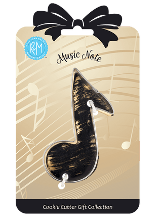 Music Note Cookie Cutter 3.5" Carded